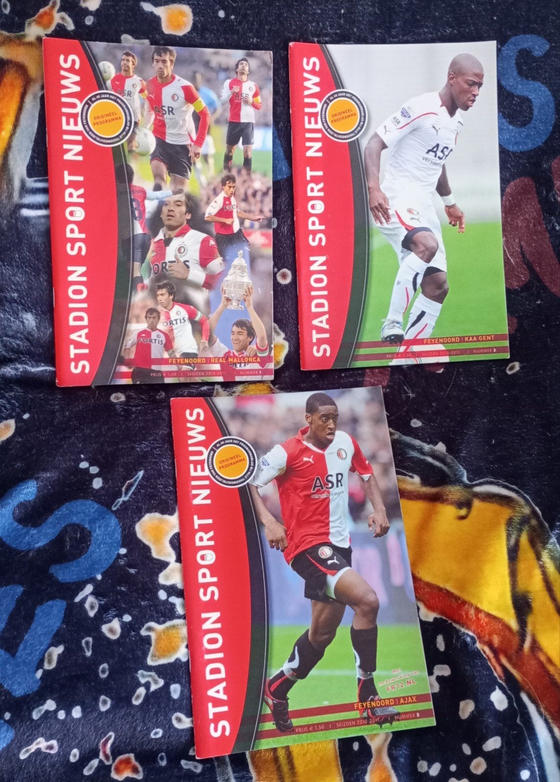 Feyenoord Stadion Sport Nieuws Programma's (3 stuks), Verzenden, Zo goed als nieuw, Feyenoord, Boek of Tijdschrift