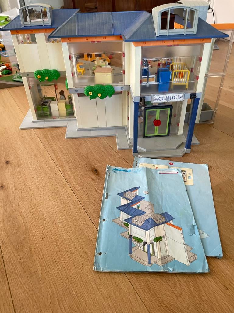 Playmobil Ziekenhuis met extra figuren (Clown, Tandarts), Kinderen en Baby's, Speelgoed | Playmobil, Ophalen of Verzenden, Gebruikt