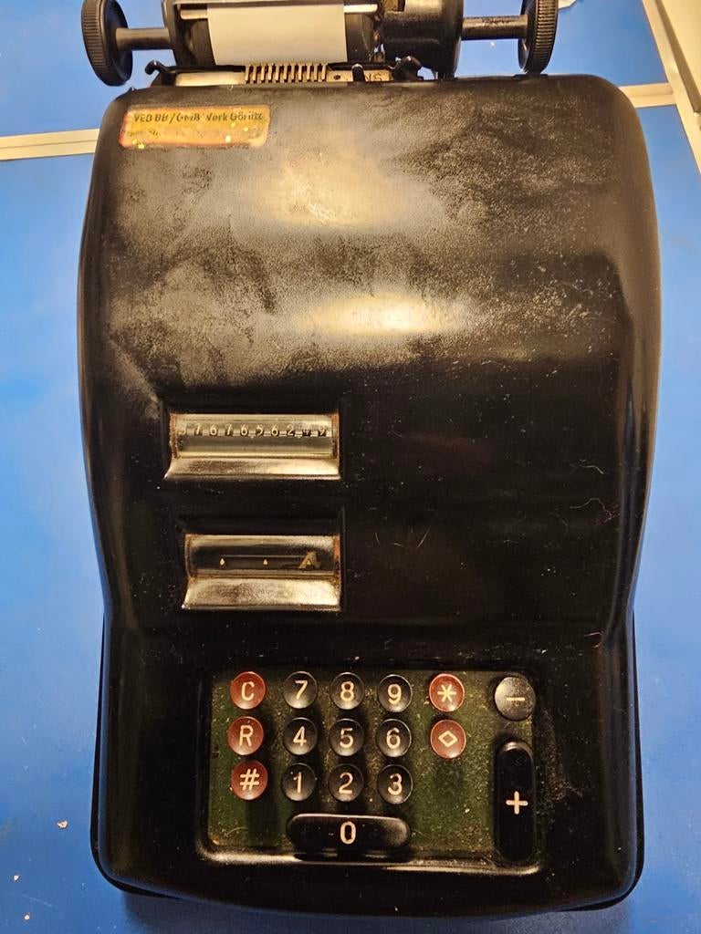 DDR VEB Büromaschinenwerk Görlitz Rekenmachine (1950s-60s), Ophalen of Verzenden