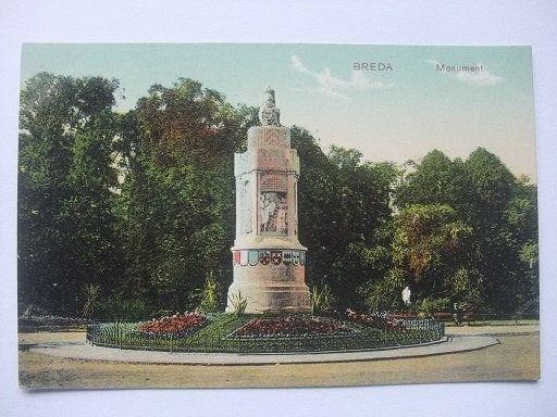 P325 Breda - Monument, Verzenden, Voor 1920, Gelopen, Noord-Brabant