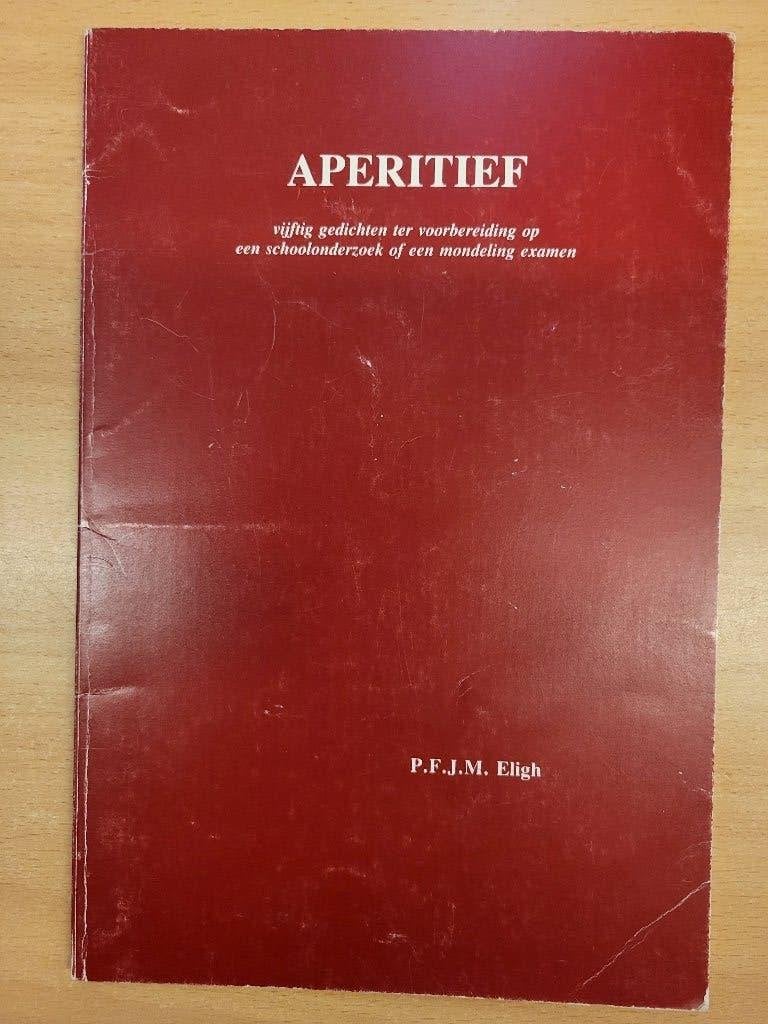 Aperitief.                   50 Gedichten ter voorbereiding, Gelezen, HAVO, P.f.j.m. Eligh, Ophalen of Verzenden