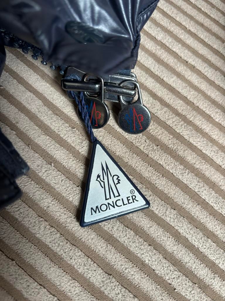Moncler bodywarmer origineel maat 1/S, Ophalen of Verzenden, Zo goed als nieuw, Maat 46 (S) of kleiner, Blauw