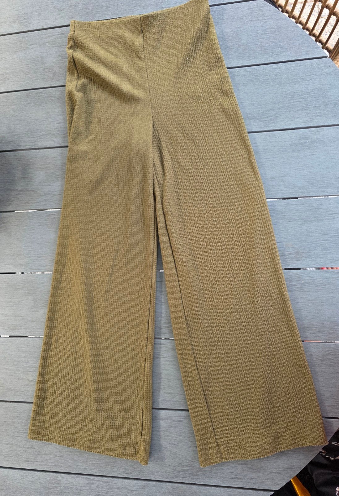 2 broeken wijde pijp 38/m, Kleding | Dames, Broeken en Pantalons, Maat 38/40 (M), Ophalen of Verzenden, Zo goed als nieuw, Lang