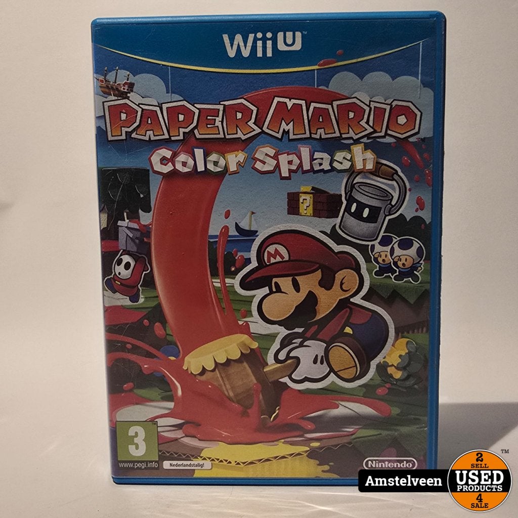 Wii U Game: Paper Mario Color Splash