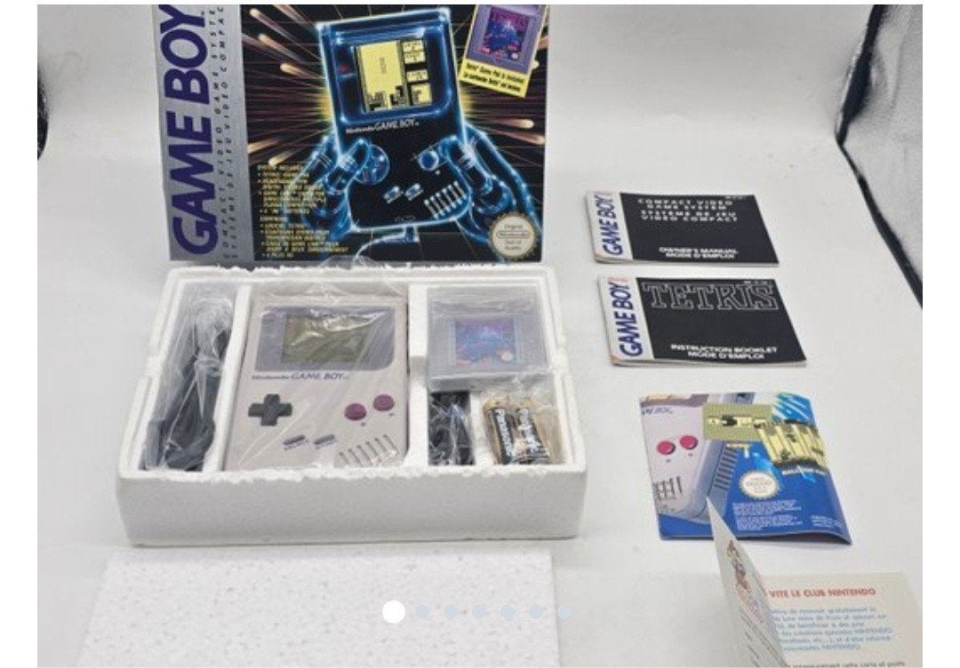 ORIGINELE GAMEBOY IN DOOS UIT 1989 ZGAN IN DOOS!. COMPLEET!, Spelcomputers en Games, Spelcomputers | Nintendo Game Boy, Ophalen of Verzenden