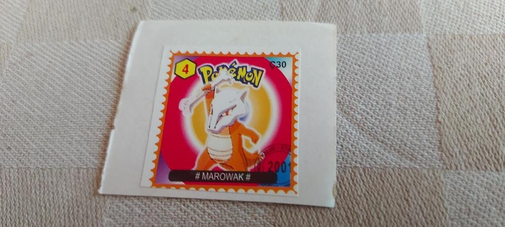 pokemon postzegel zeldzaam Marowak fraai, Ophalen of Verzenden, Nieuw, Overige typen