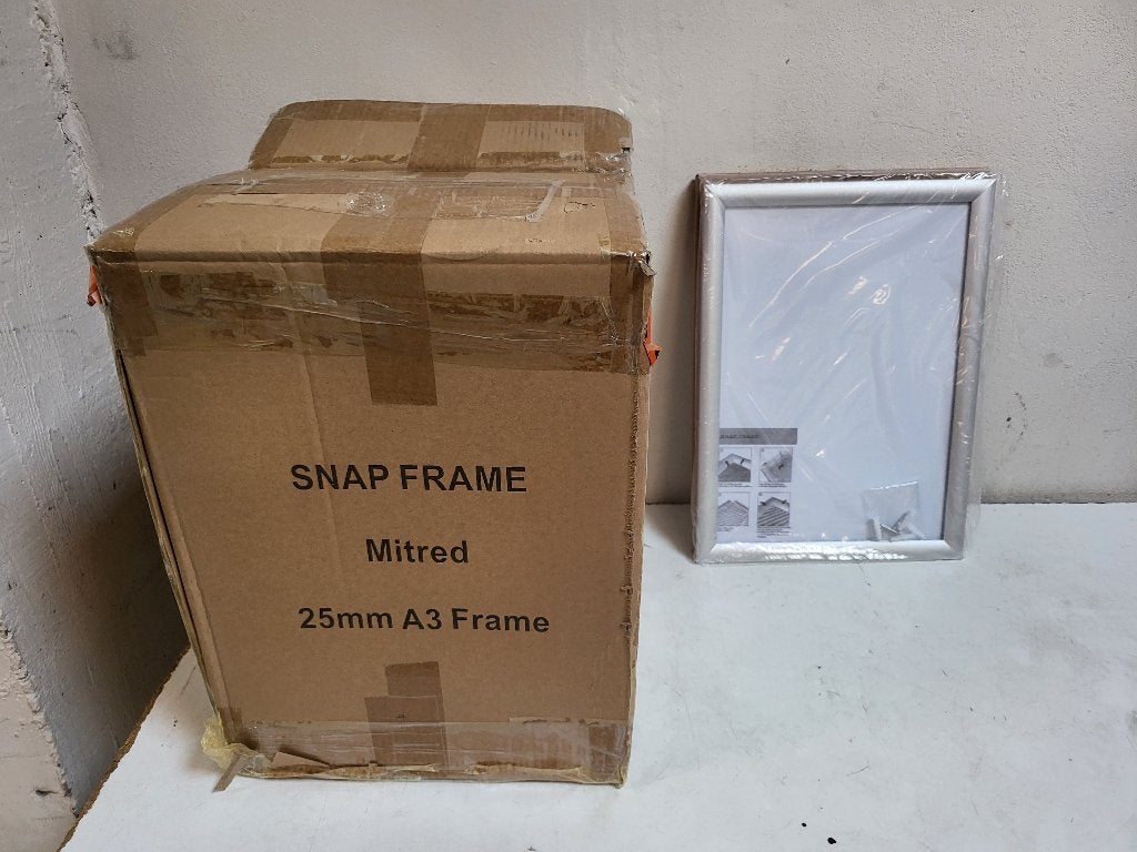 Snap Frame kliklijst met aluminium kader A3 Mitred-20 stuks, Ophalen of Verzenden, Nieuw