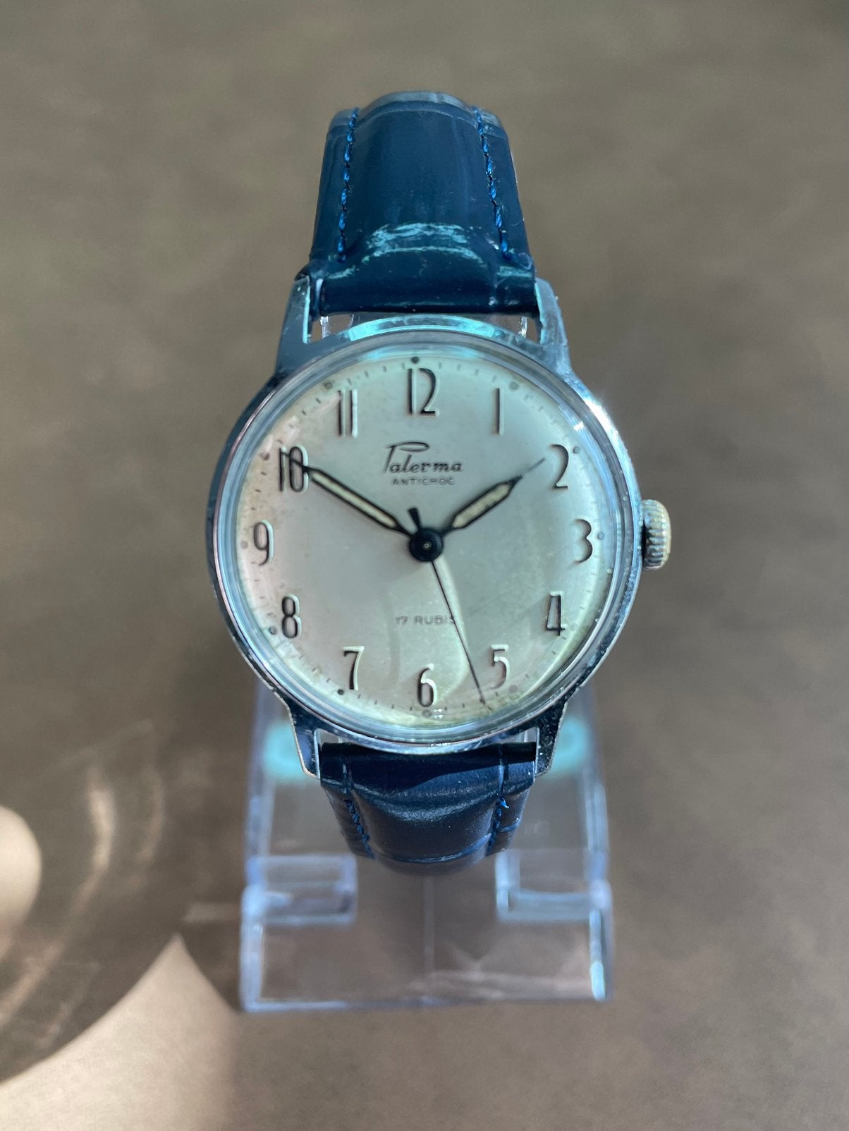 Leuk horloge van Palerma, Overige merken, Overige materialen, Met bandje, Polshorloge