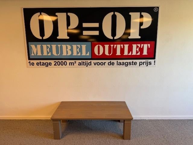 salontafel eiken fineer beschadigd, Ophalen, Gebruikt, 100 tot 150 cm, Modern, retro, vintage, industrieel, landelijk, tijdloos