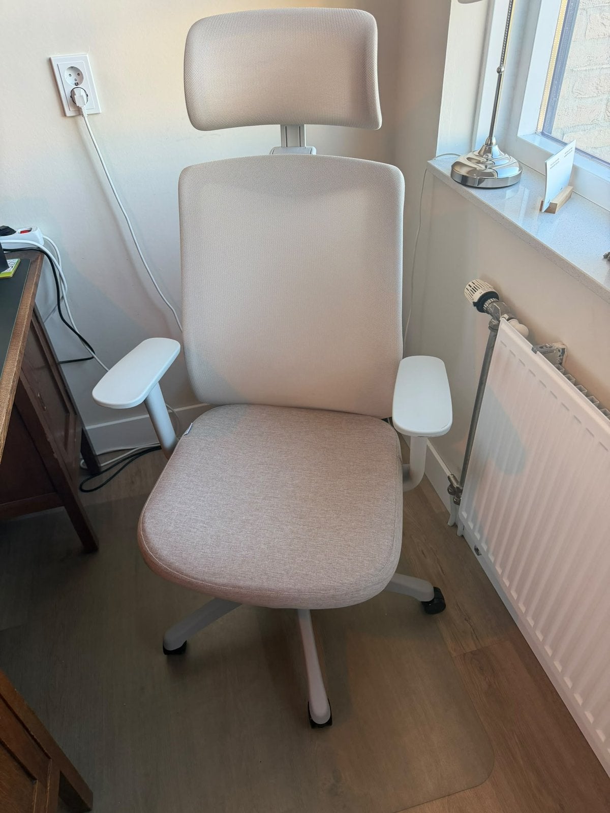 Hjh office bureaustoel beige, Ophalen, Zo goed als nieuw, Scheren en Epileren