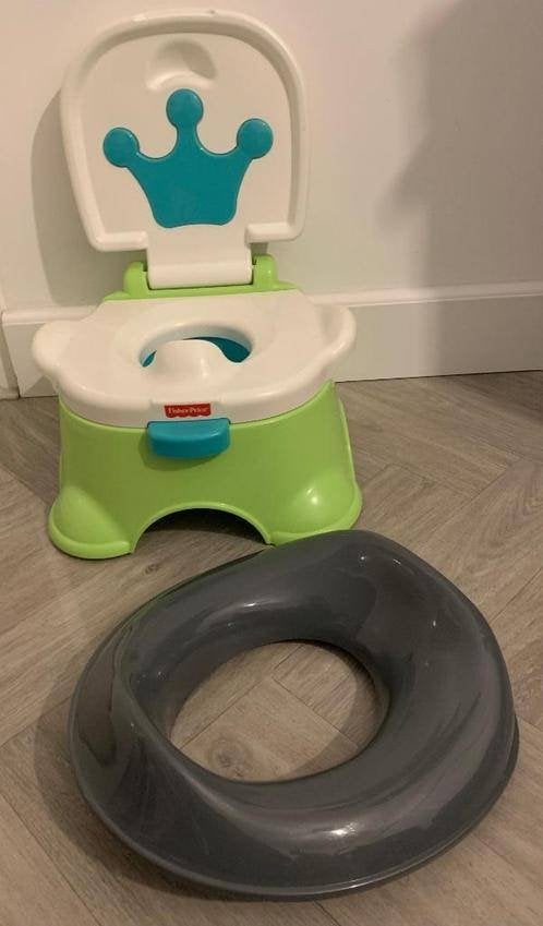 Fisher-Price koninklijk potje/ krukje, wc verkleiner, Overige merken, Verzenden, Overige typen, Zo goed als nieuw