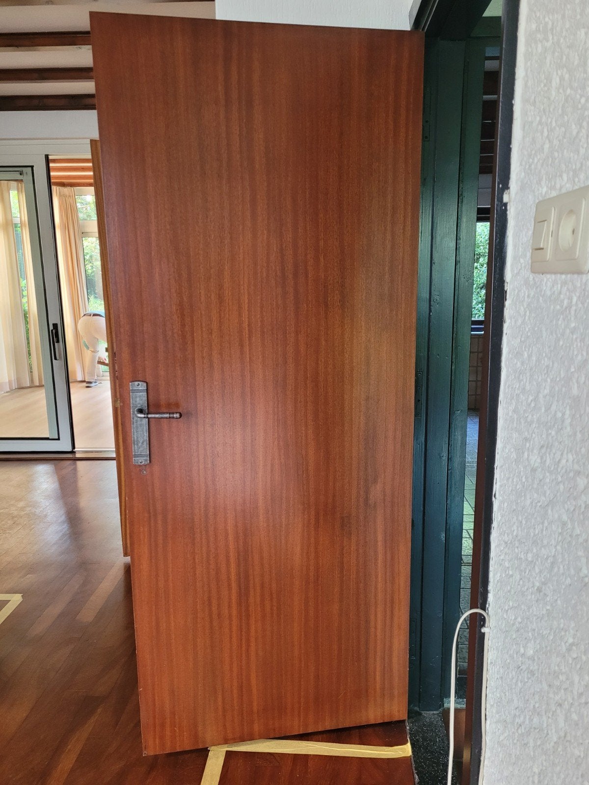Originele jaren '70 binnendeur - 82,3x201 cm, Ophalen, Gebruikt, 80 tot 100 cm, Binnendeur