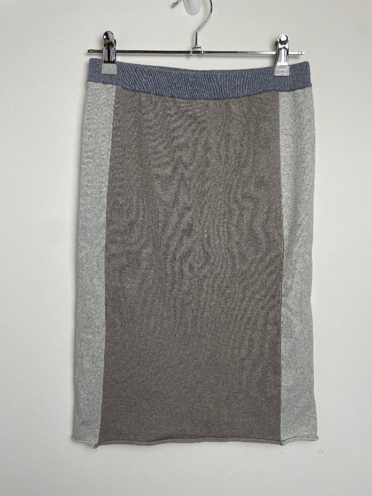 Humanoid rechte kokerrok colorblock stretch XS grijs bruin, Kleding | Dames, Customercare@humanoid.nl, HUMANOID Collective B.V.