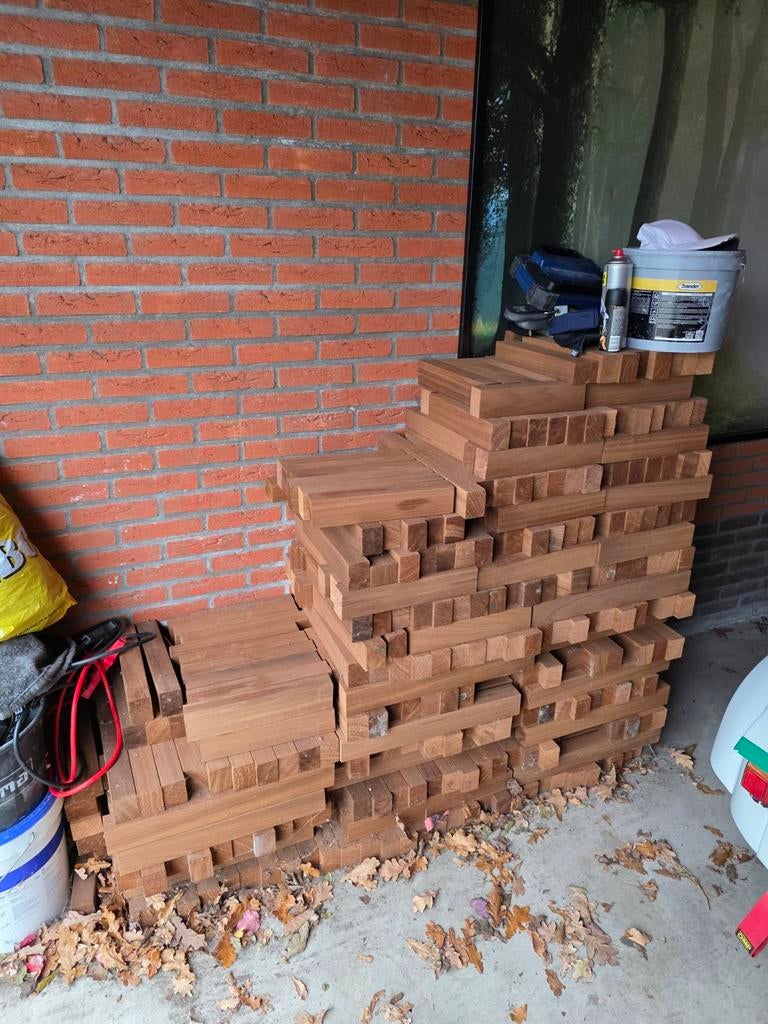 Thermisch gemodificeerd Ayous hout afvalstukken, Doe-het-zelf en Verbouw, Hout en Planken, Ophalen