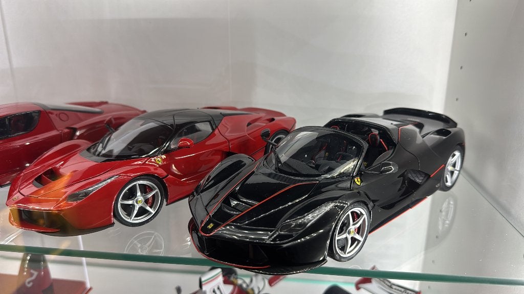 Ferrari LaFerrari Aperta BBR Diecast BBR182232 Nero Black, Hobby en Vrije tijd, Ophalen of Verzenden, Zo goed als nieuw, Auto