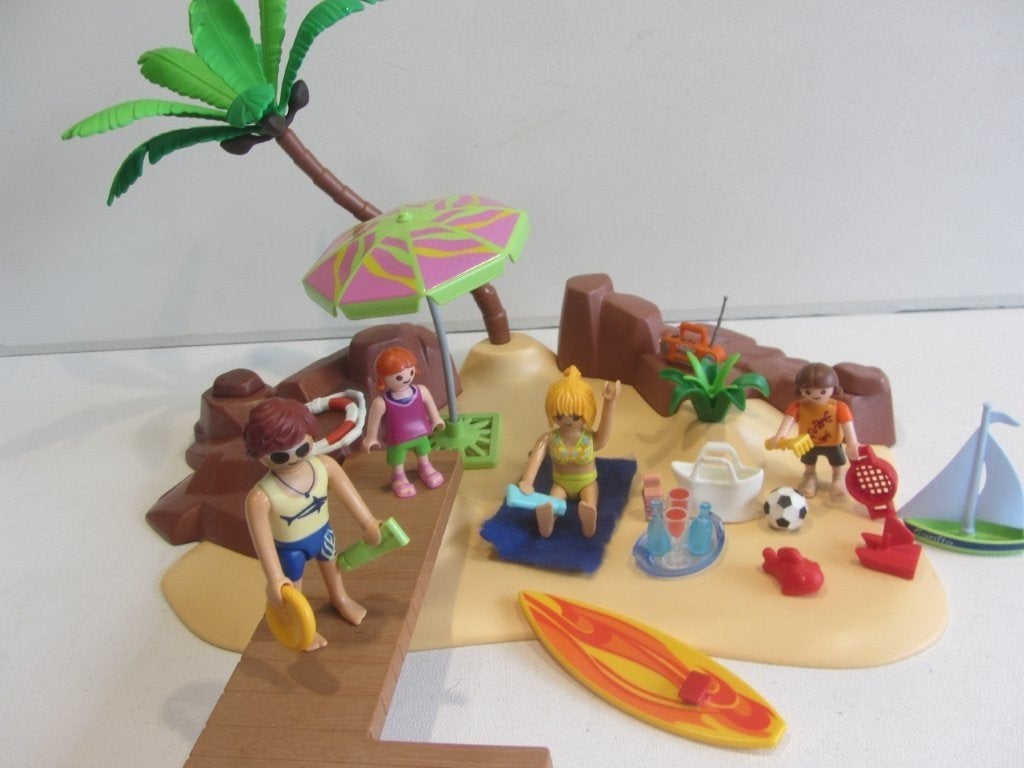 Playmobil Vakantie tropisch Eiland  strand vakantie, Kinderen en Baby's, Ophalen of Verzenden, Gebruikt, Losse onderdelen