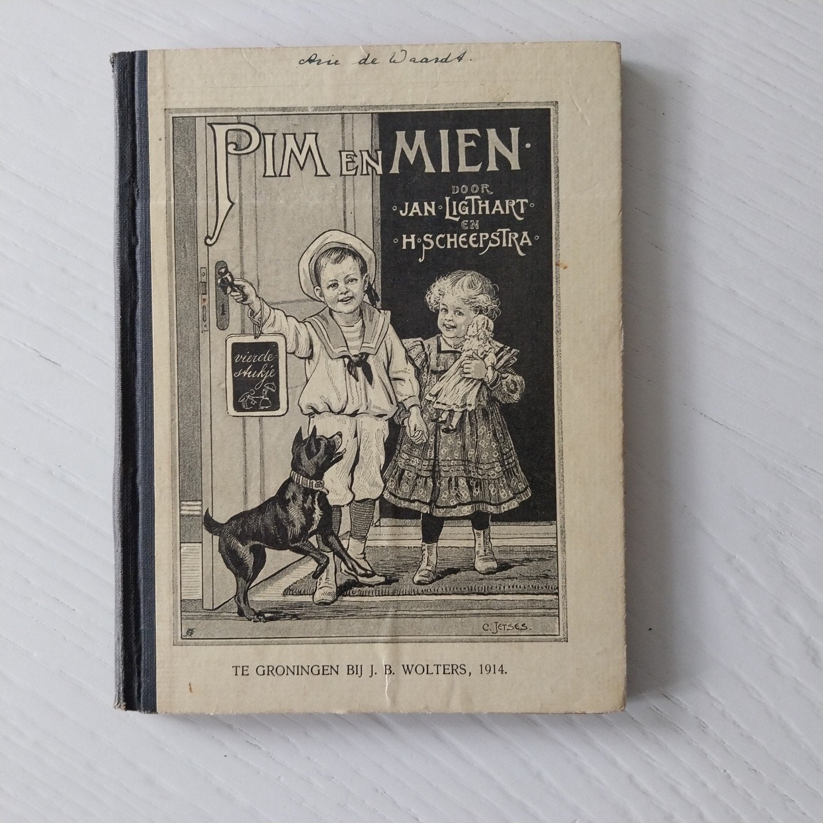 Pim en Mien - Jan Ligthart & H. Scheepstra (1914), Ophalen of Verzenden, Gelezen, Jan Ligthart en H. Scheepstra, Fictie algemeen
