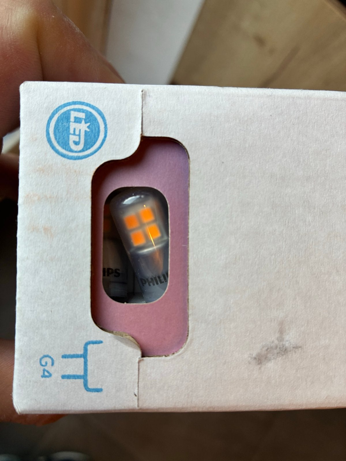 Philips LED G4 Lampen - 12V, 1.8W, Warm Wit, Ophalen of Verzenden, Nieuw, G4, Philips