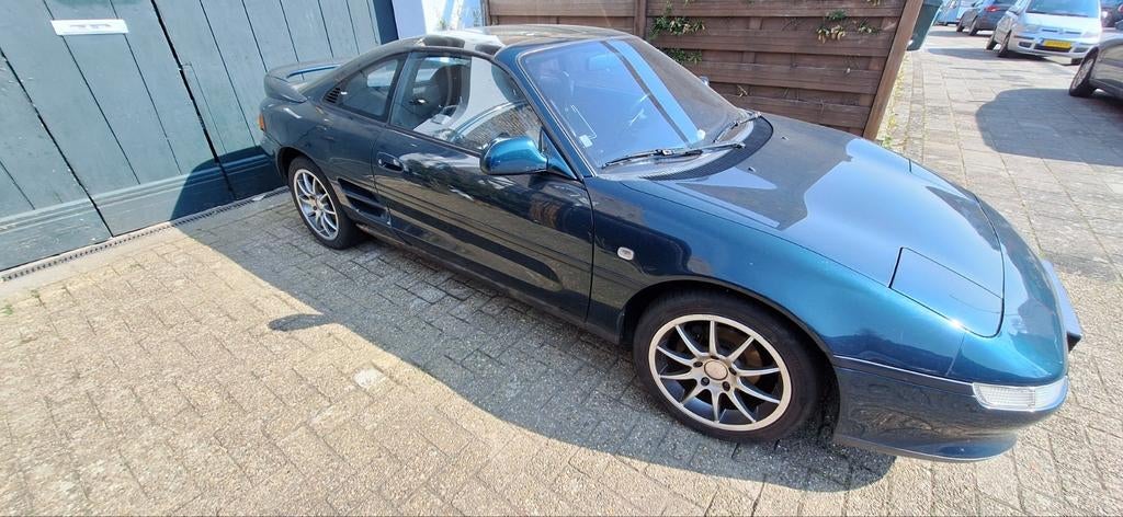 Toyota MR2 2.0 Twin CAM Gti-16 T-bar U9 1992 Groen, 1998 cc, Achterwielaandrijving, USB, 400 kg