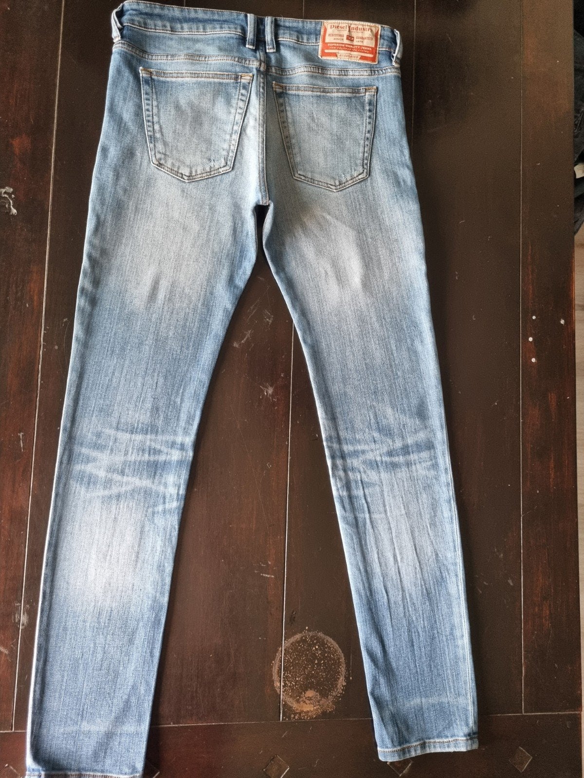 LICHTE 1979 SLEENKER SLIM SKINNY STRETCH DESTROY JEANS 31/32, Kleding | Heren, Diesel, Blauw, W32 (confectie 46) of kleiner, Ophalen of Verzenden