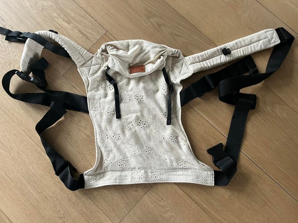 Click Carrier Classic Linnen lace, Kinderen en Baby's, Babydragers en Draagdoeken, Ophalen of Verzenden, Zo goed als nieuw, Draagzak