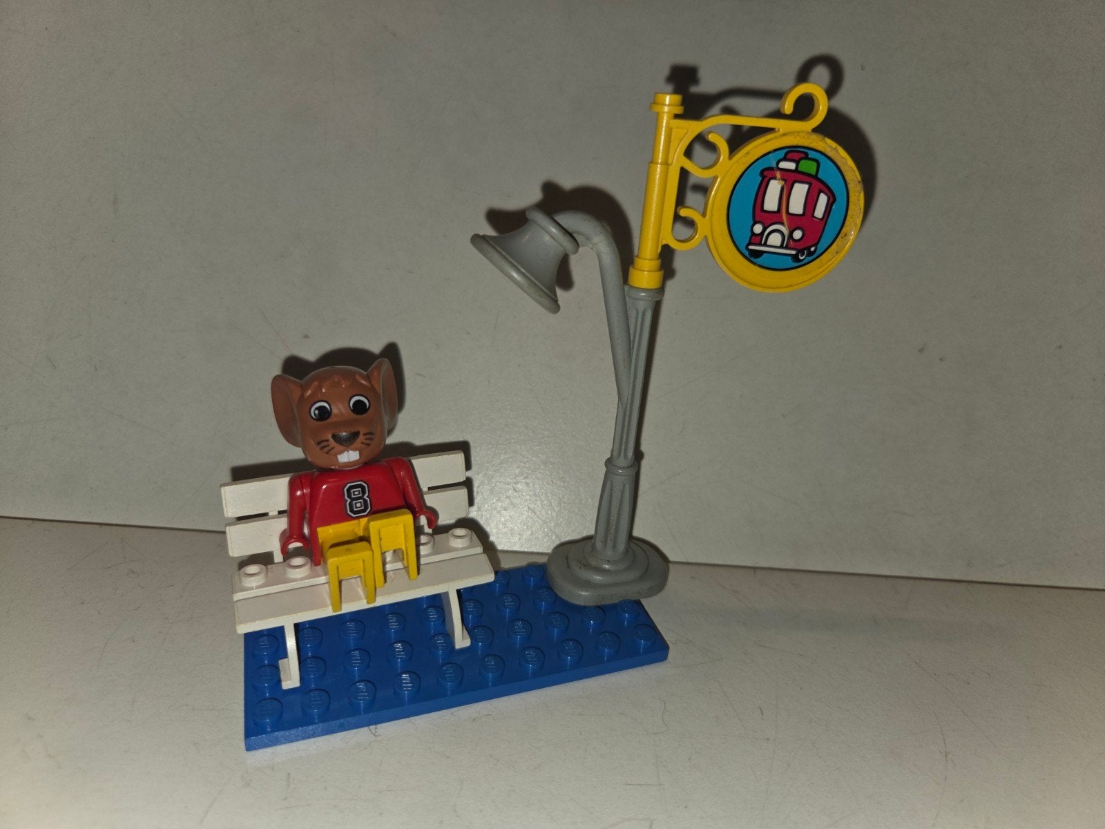 Lego Fabuland 3719 Bushalte - Compleet met figuur, Ophalen of Verzenden, Zo goed als nieuw