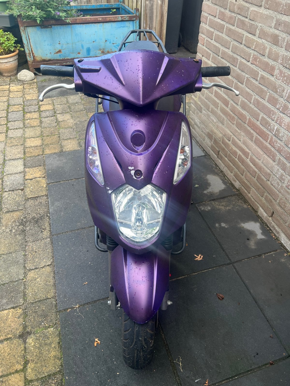 Sym Orbit 2 50cc 4T Brommer - Paars (Opknapper), Ophalen, Gebruikt, Maximaal 45 km/u, Benzine