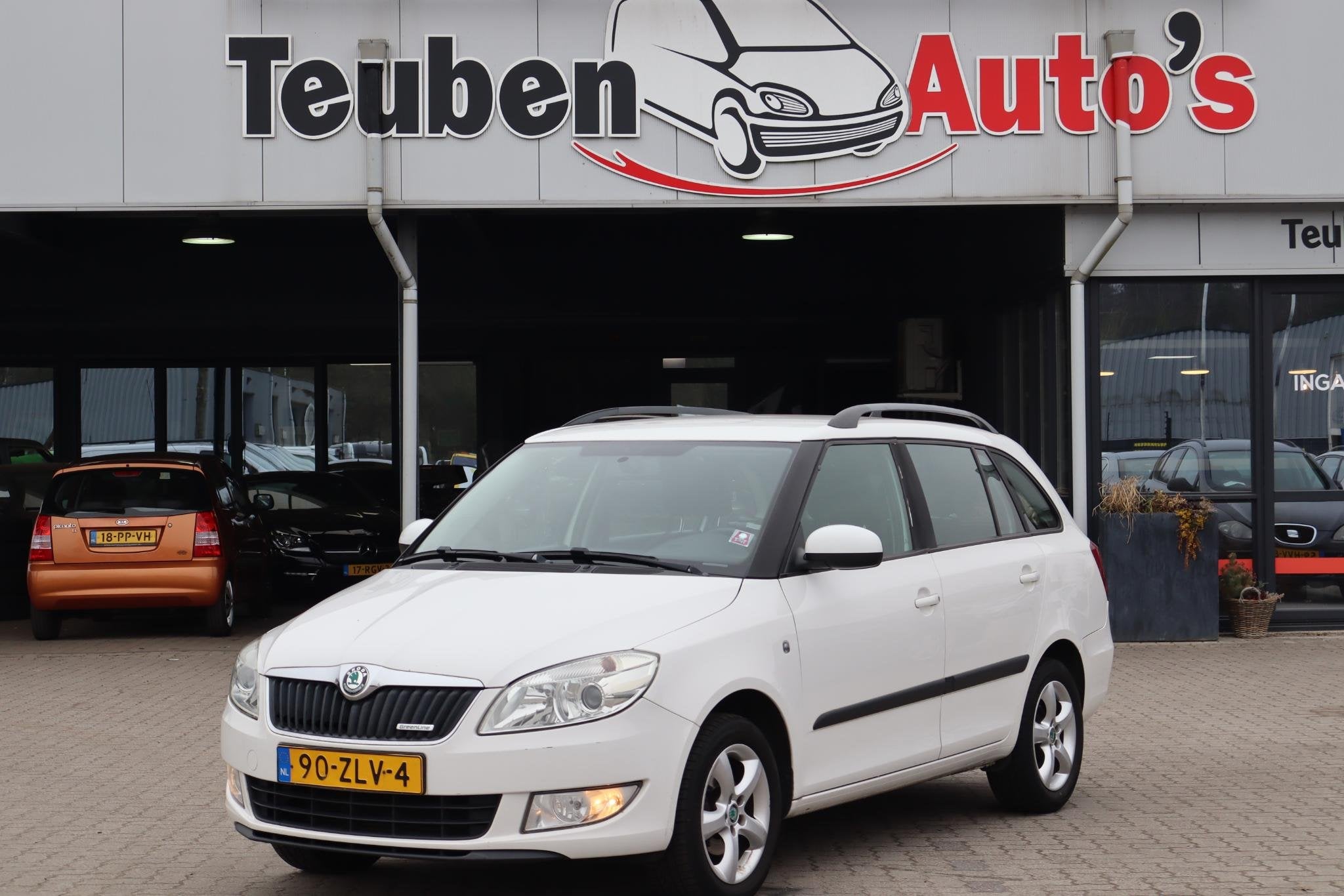 Skoda Fabia Combi 1.2 TDI Greenline Businessline Navigatie,, Auto's, Euro 5, Stof, Zwart, 1199 cc