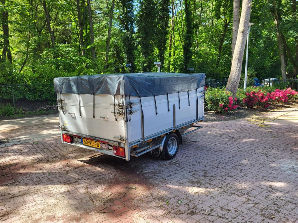 Pijnappel kieper ptk-1800 custum made met bladveren. Marge, Auto diversen, Aanhangers en Bagagewagens, Ophalen of Verzenden, Zo goed als nieuw