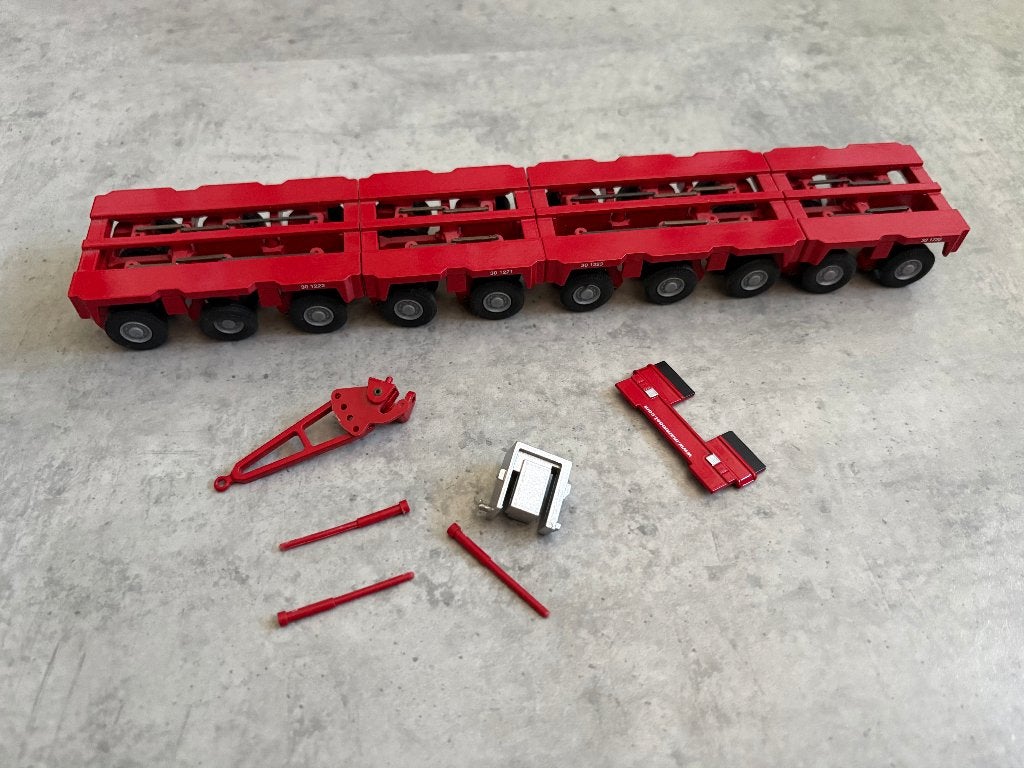 Mammoet Goldhofer 2x3as + 2x2as + trekstang, Ophalen of Verzenden, Zo goed als nieuw, Hijskraan, Tractor of Landbouw, Conrad