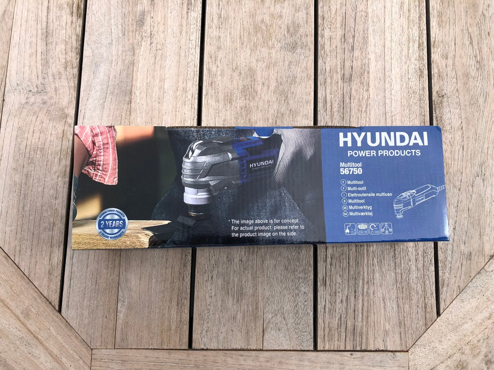 Hyundai Multitool - Nieuw, Doe-het-zelf en Verbouw, Overige typen, Nieuw, Ophalen of Verzenden, 30 tot 70 mm