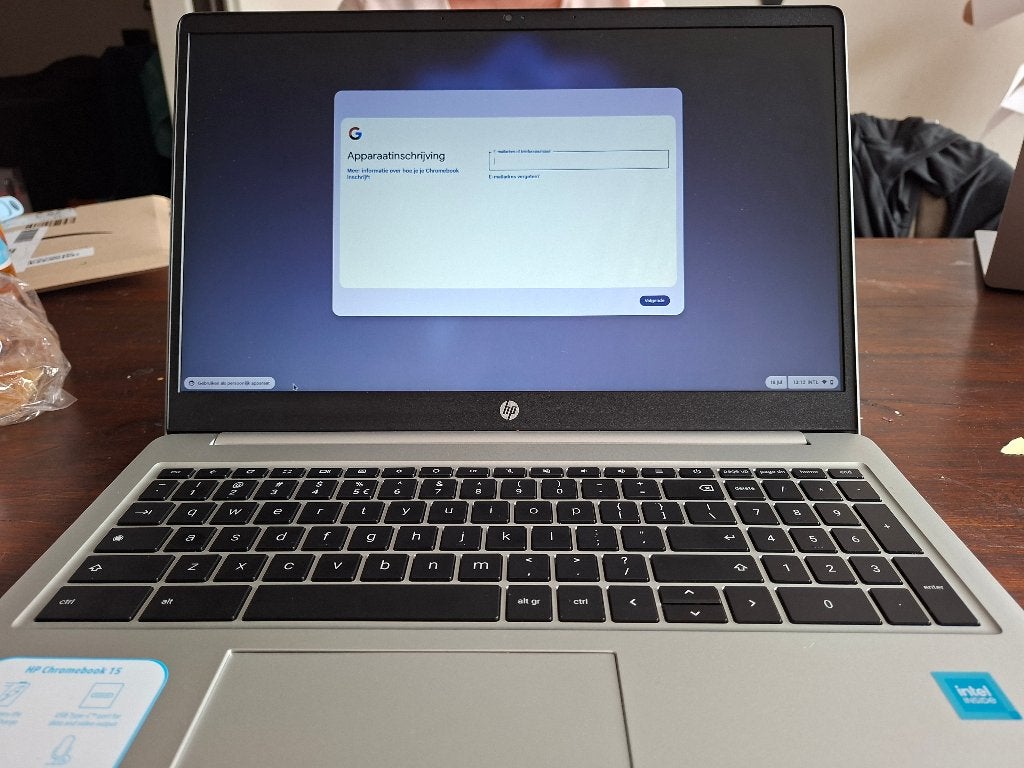 Hp chromebook 15a-na0740nd, 4 GB of minder, Ophalen of Verzenden, Zo goed als nieuw, 128 GB