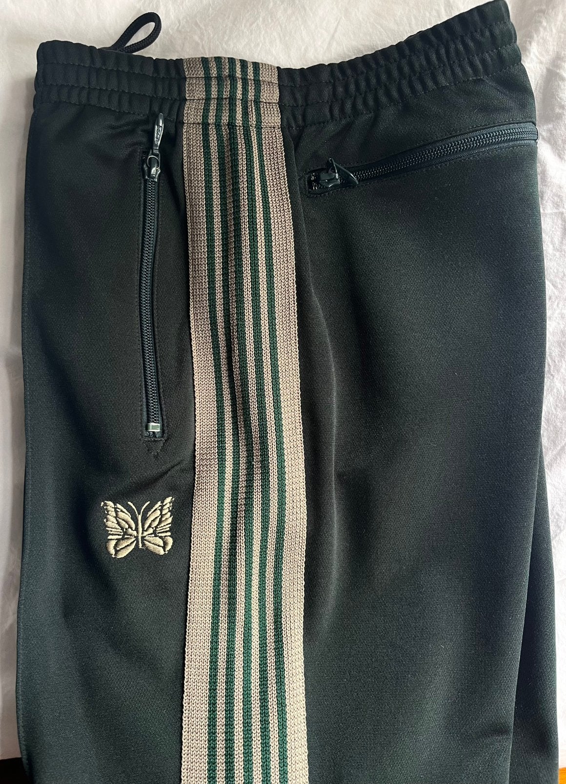 Donkergroene broek van Nepenthes, maat L, Ophalen of Verzenden, Zo goed als nieuw, Maat 48/50 (M), Groen