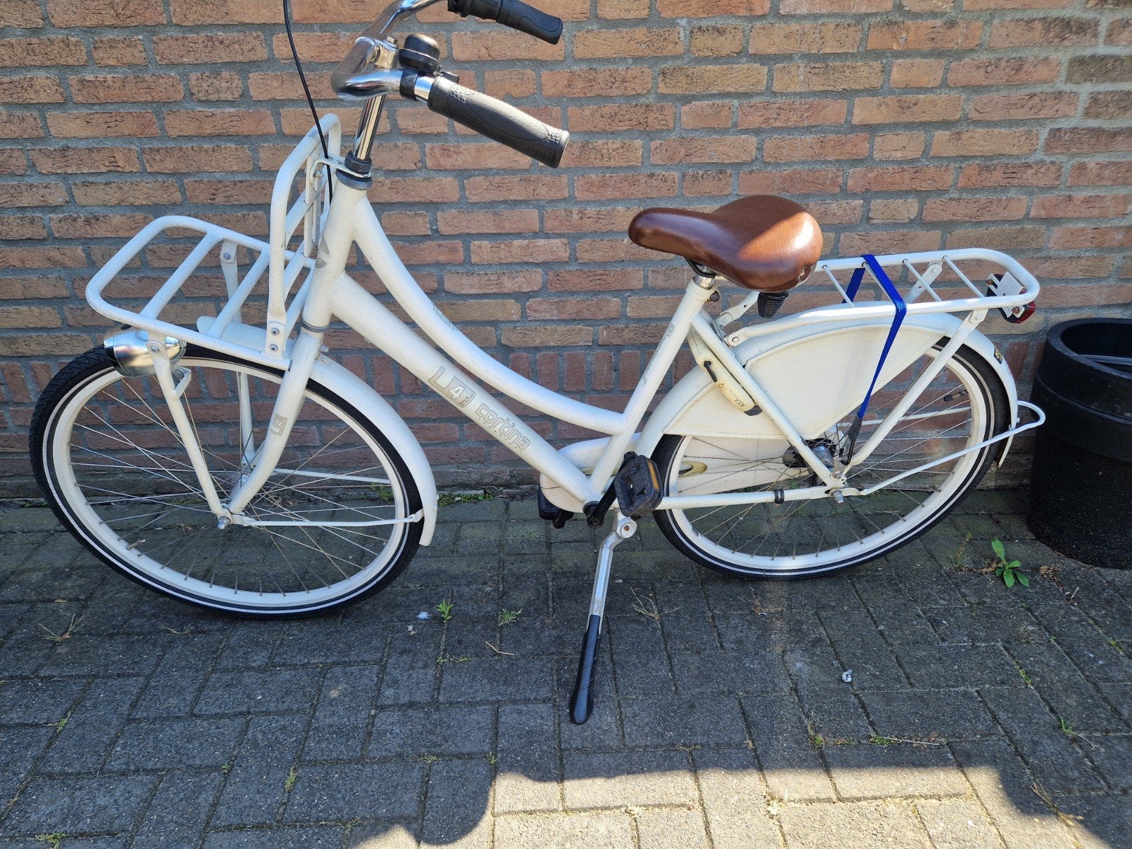 Cortina U4 meidenfiets 26 inch 3versn., Fietsen en Brommers, Fietsen | Meisjes, Terugtraprem, Gebruikt, Cortina U4 transportfiets