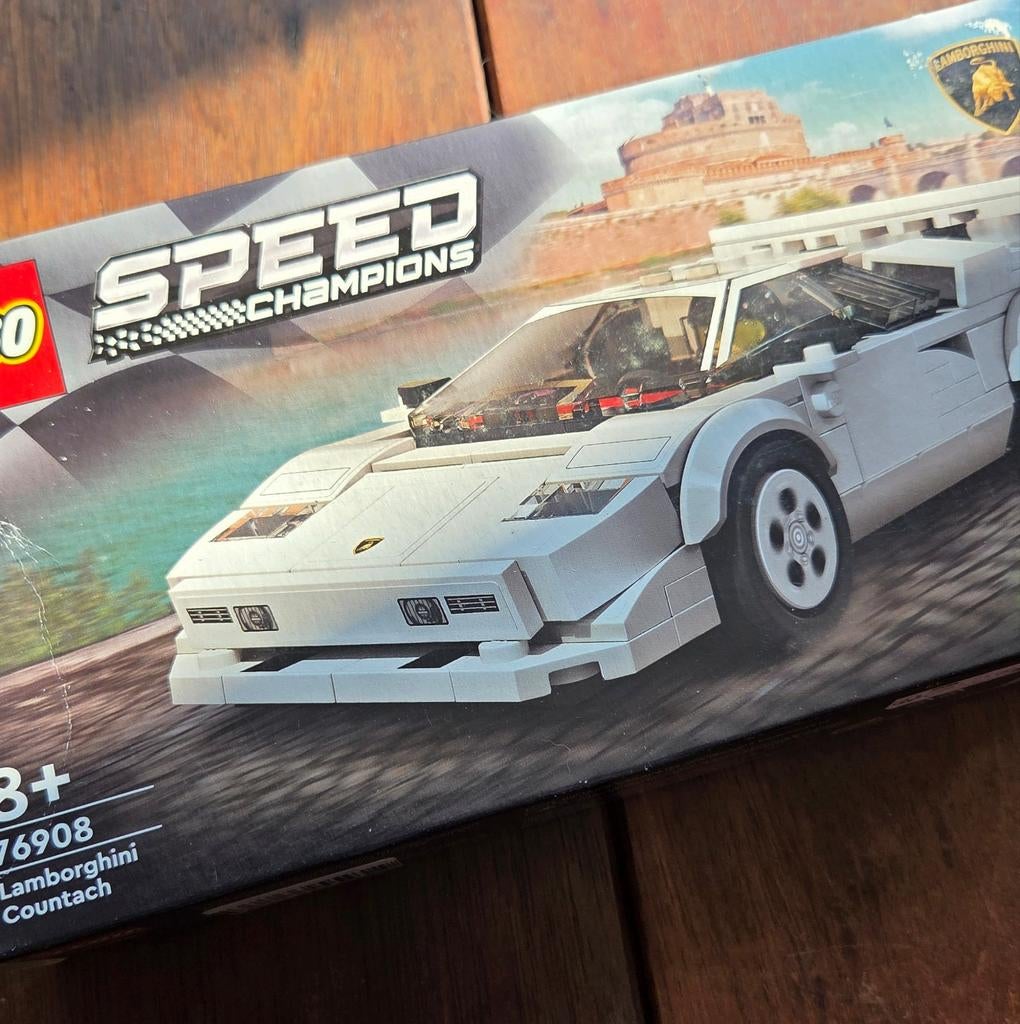 LEGO Speed Champions Lamborghini Countach (76908), Ophalen of Verzenden, Gebruikt, Complete set, Lego