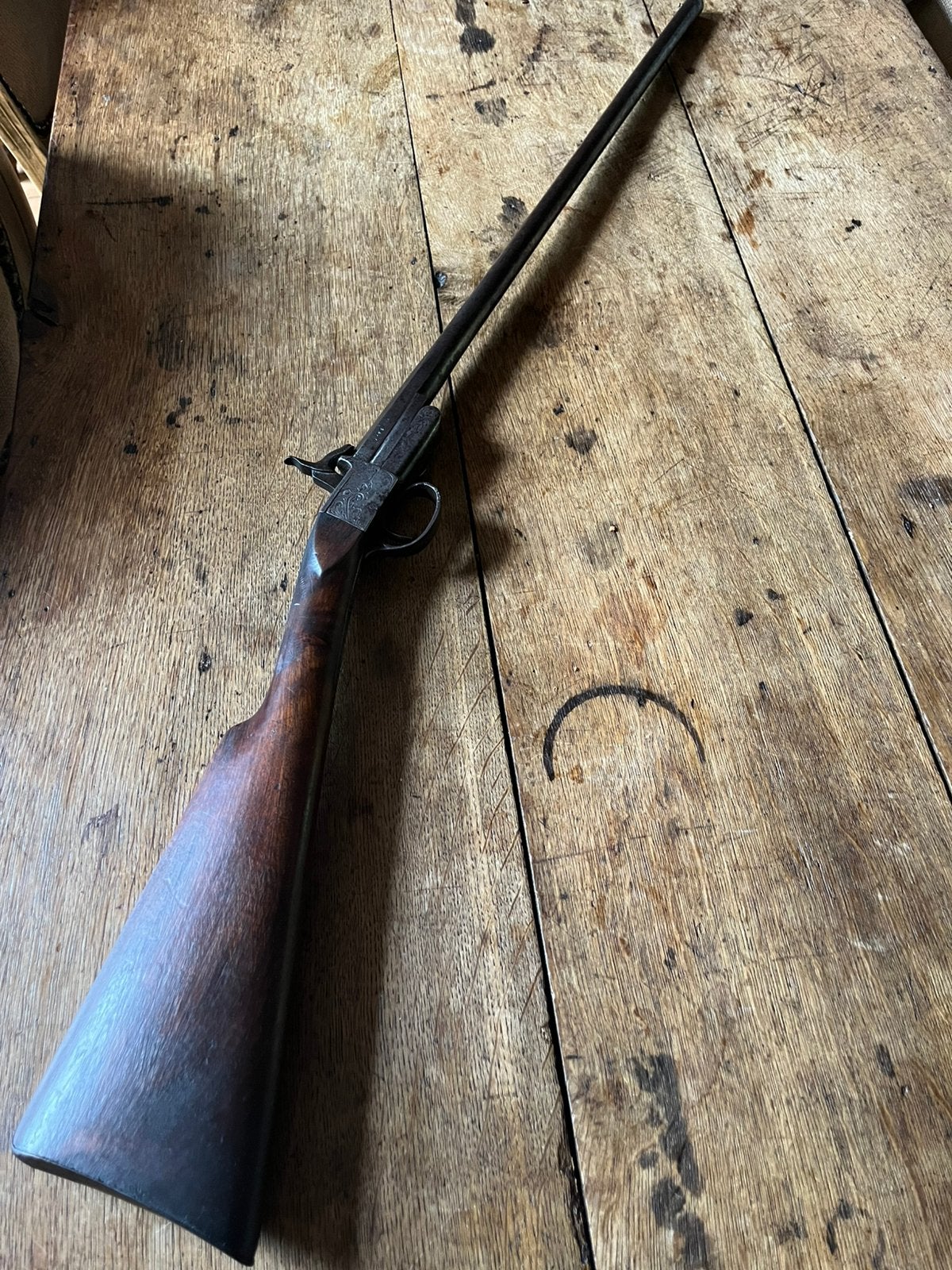 Antiek penvuur jachtgeweer geen revolver pistool, Antiek en Kunst, Ophalen of Verzenden