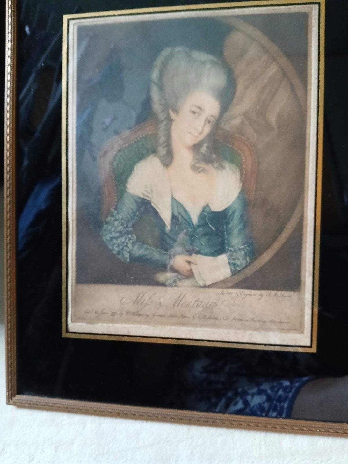 Miss Montagu /Woman in Blue, Ophalen