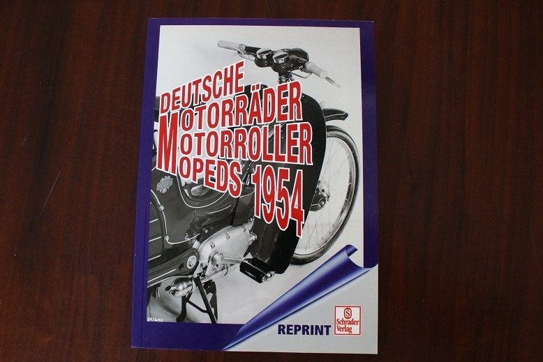 Deutsche Motorräder Mopeds Roller 1954, Boeken, Motoren, Zo goed als nieuw, Ophalen of Verzenden
