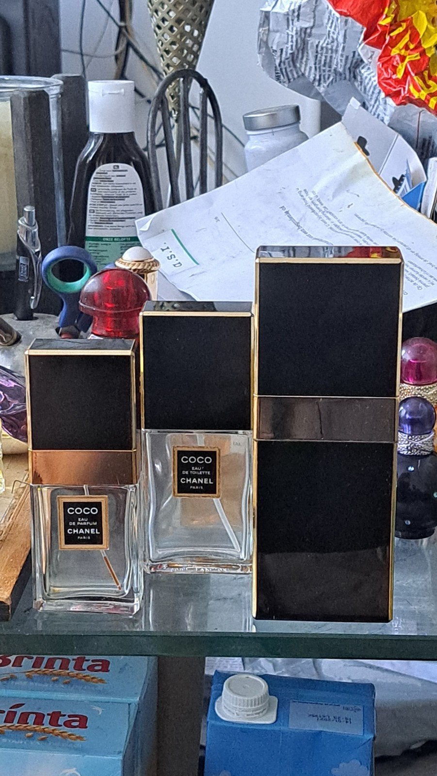 Vintage Coco Chanel Parfumhouder 60ml - Navulbaar, Ophalen of Verzenden, Gebruikt, Overige typen