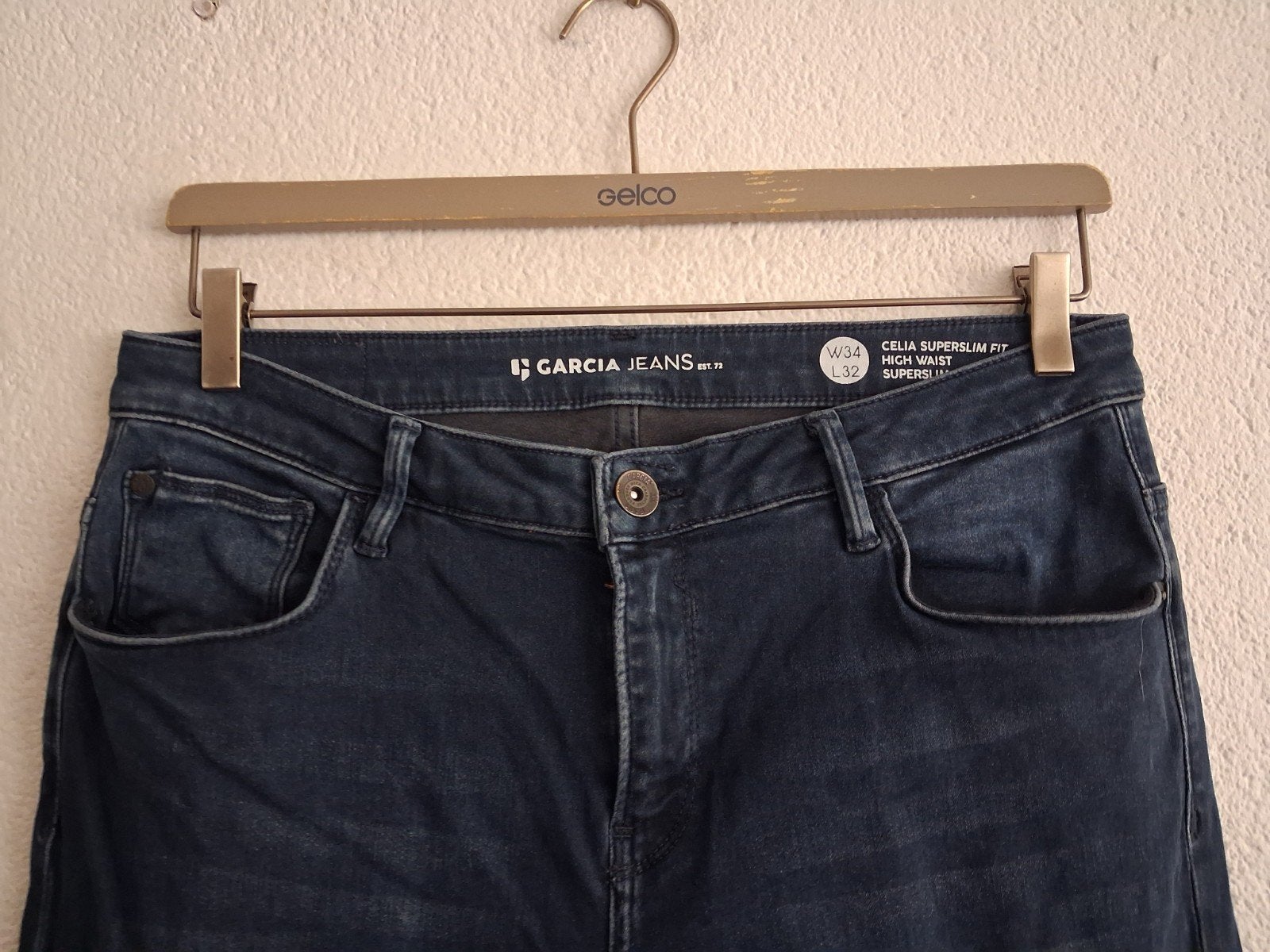 Garcia Jeans Celia Superslim Fit W34 L32, Blauw, Ophalen of Verzenden, Zo goed als nieuw, W33 - W36 (confectie 42/44)