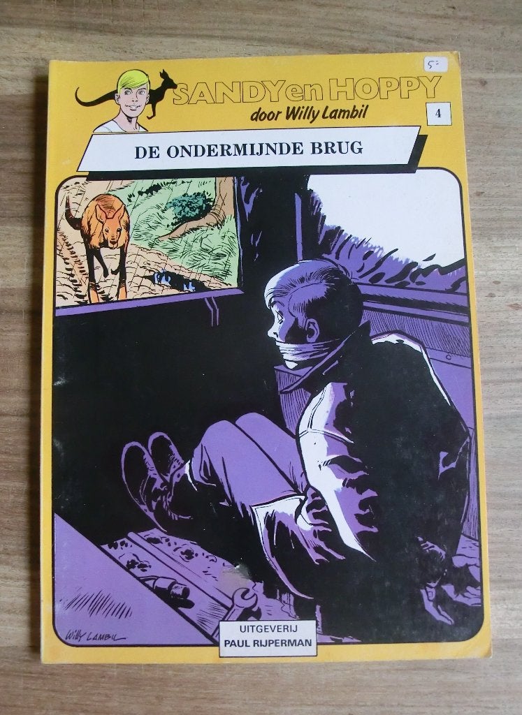De ondermijnde brug - Sandy en Hoppy, Boeken, Stripboeken, Eén stripboek, Ophalen of Verzenden, Gelezen