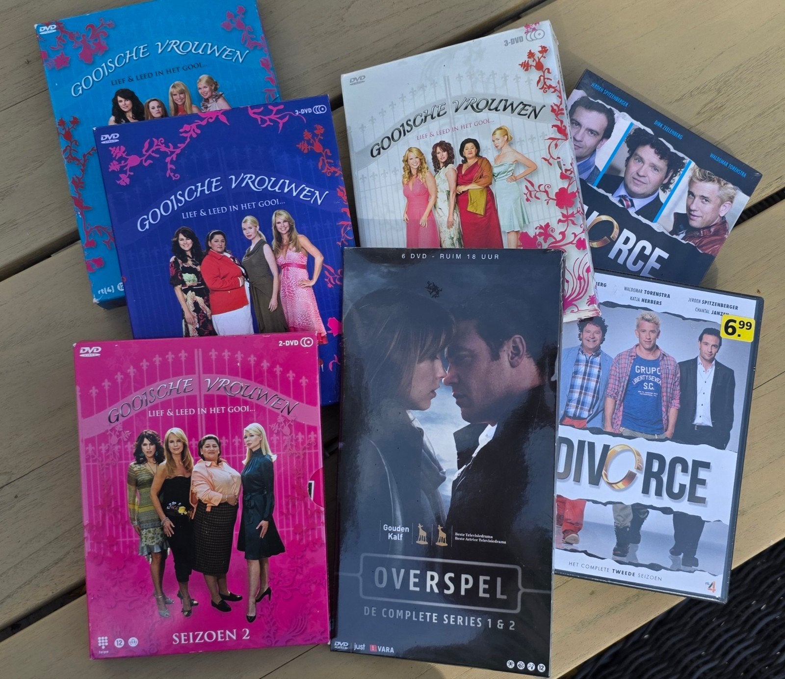 Diverse DVD Boxsets: Gooische Vrouwen, Overspel, Divorce, Cd's en Dvd's, Drama, Ophalen of Verzenden, Seizoen 1, Nieuw in verpakking