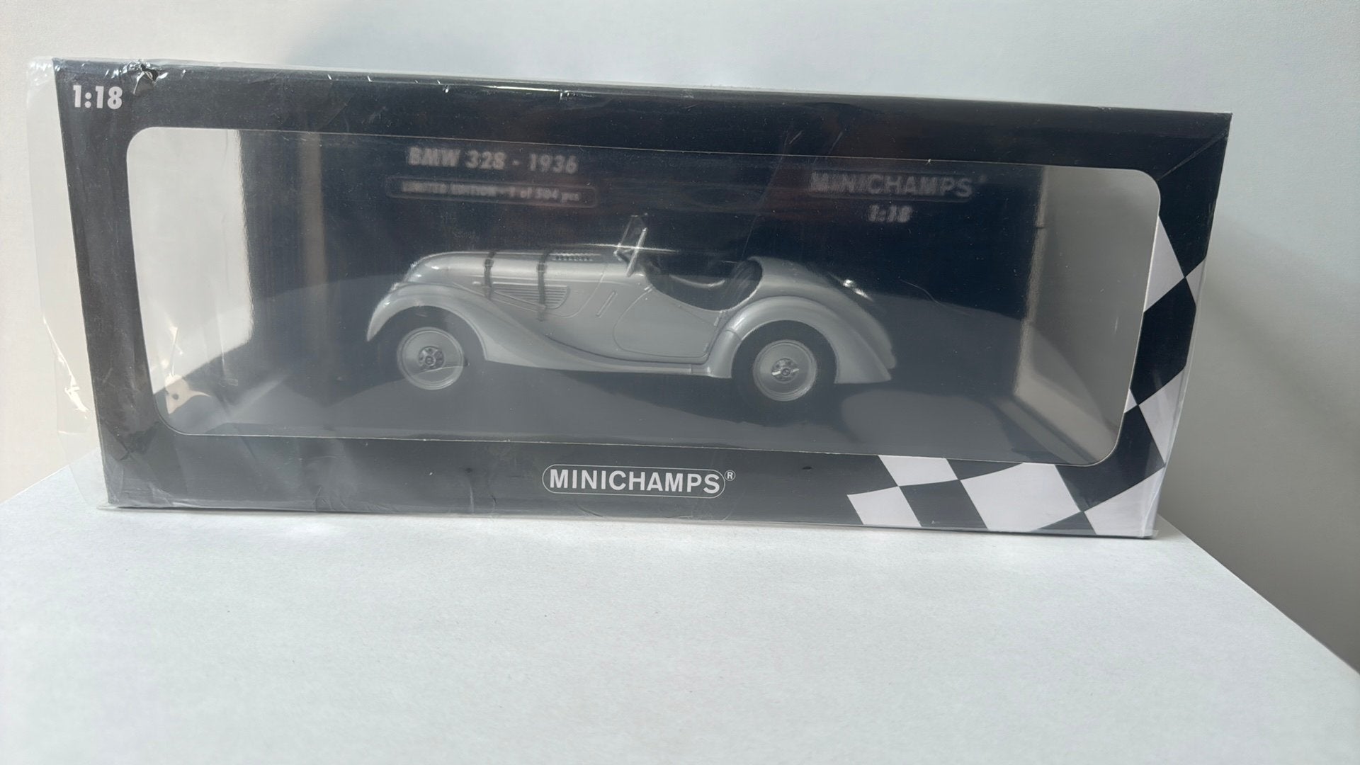 Minichamps BMW 328 -1936 Limited Edition 1:18 roadster nieuw, Ophalen of Verzenden, Nieuw, Auto, MiniChamps
