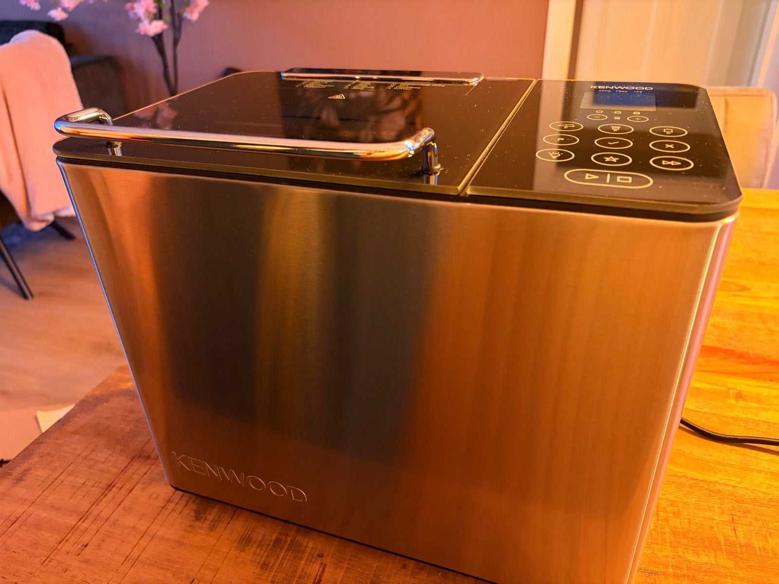 Kenwood Broodbakmachine BM450 - Zilver, 800 tot 1200 gram deeg, Zo goed als nieuw, Kijkvenster, Ophalen