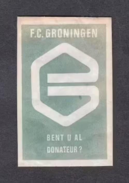 Suikerzakje FC Groningen Voetbal., Ophalen of Verzenden, Zo goed als nieuw