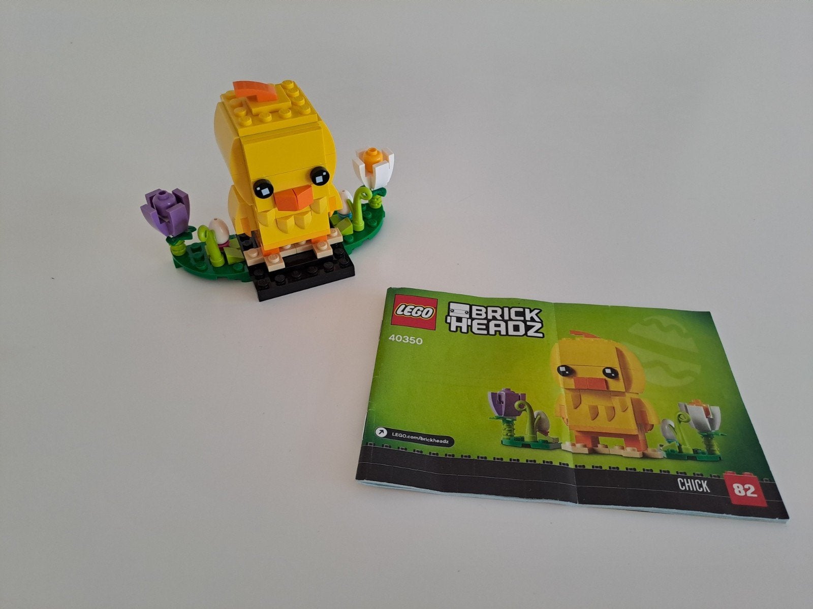 Lego BrickHeadz Kuiken 40350 met handleiding, Gebruikt, BrickHeadz, Lego, Ophalen of Verzenden