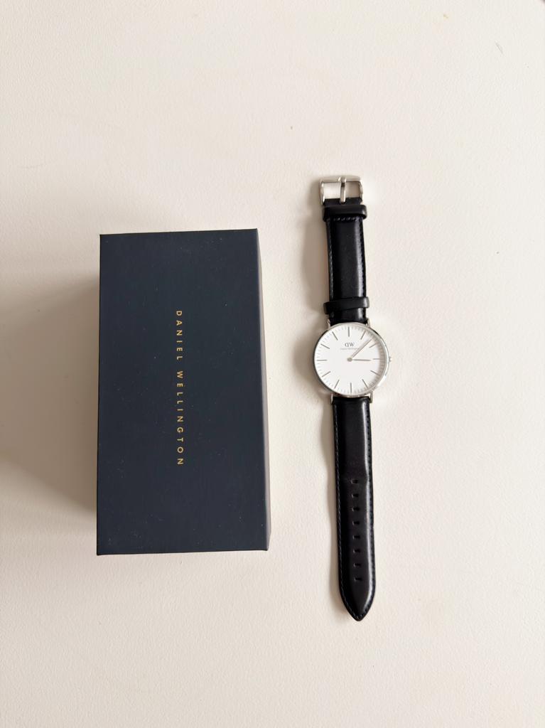 Daniel Wellington horloge., Ophalen of Verzenden, Zo goed als nieuw, Leer, Overige merken