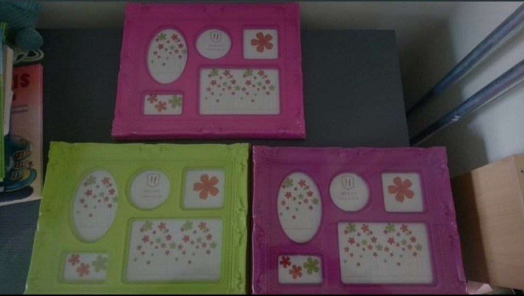 Drie nieuwe Henzo fotolijsten paars roze en groen, Ophalen of Verzenden, Nieuw