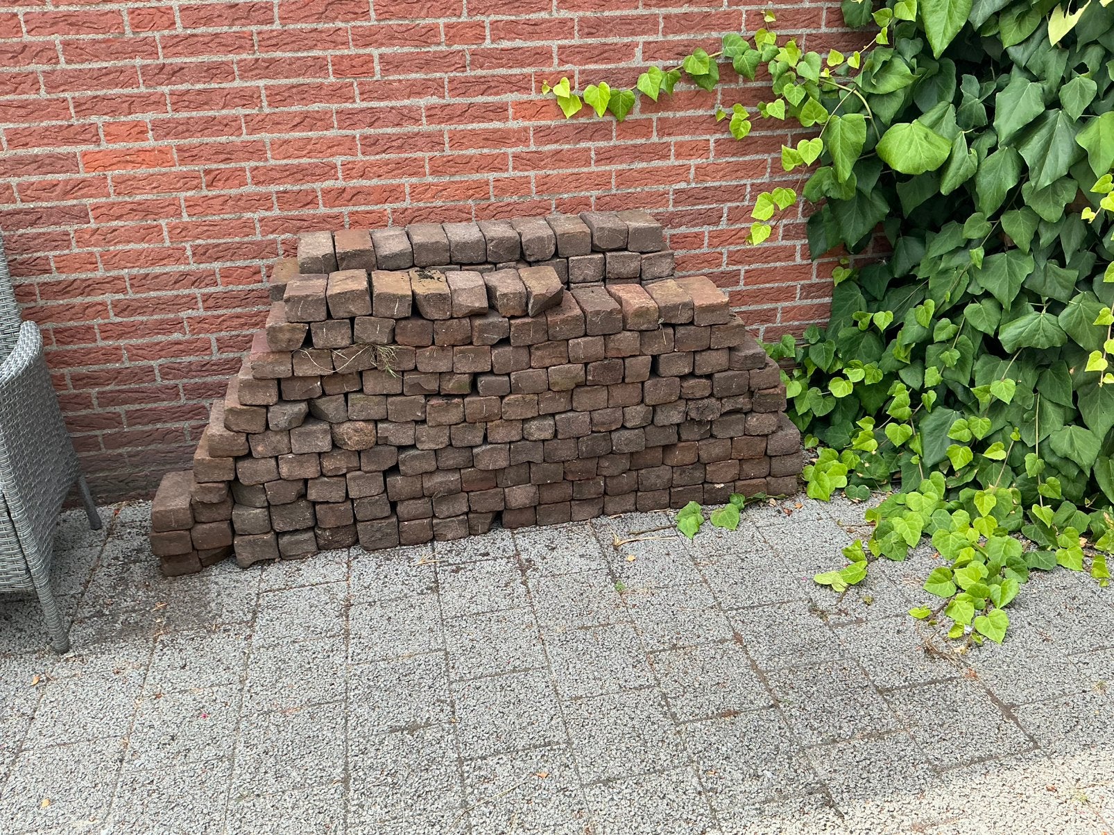 200 klinkers, Ophalen, 1 tot 2 meter, Minder dan 3 meter, Zo goed als nieuw