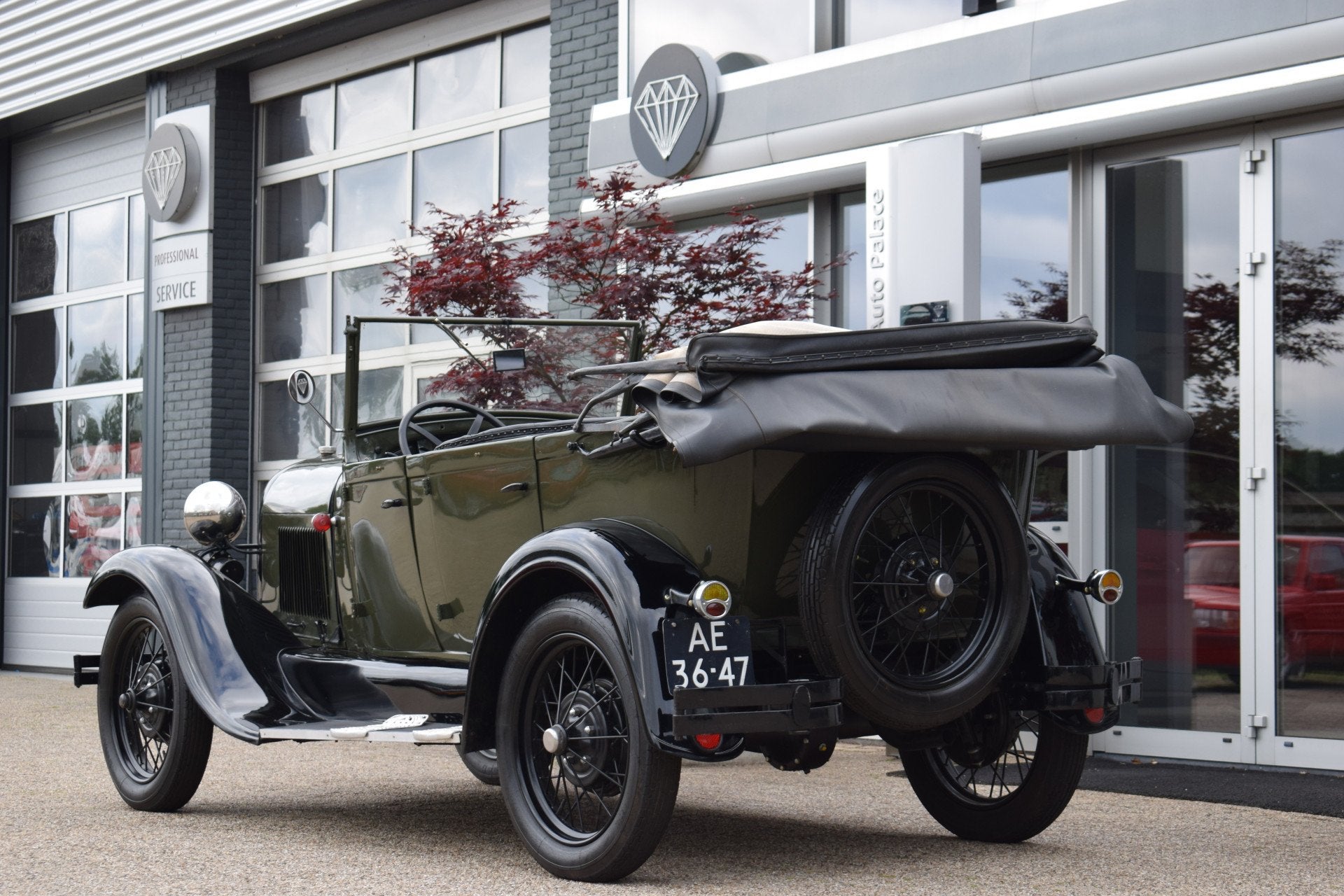 Ford Model A Pheaton 1929 A-Ford 4-deurs cabriolet!, foto 2